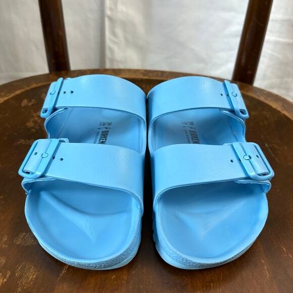 BIRKENSTOCK Eva Arizona Blue Waterproof Sandals Size 39/8 Narrow - Picture 3 of 6